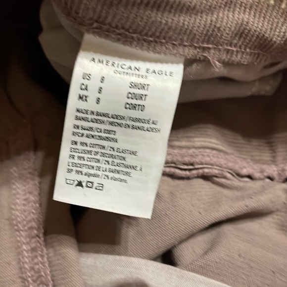 American Eagle stretch 90’s Straight Leg Corduroy Pants, size 8 short. - Picture 6 of 8